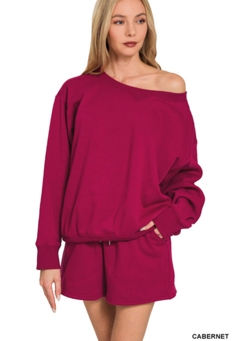 Red Red Wine Lounger Set - Zenana