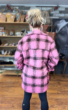 Load image into Gallery viewer, Pink Plaid Shacket