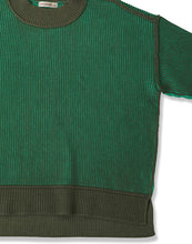 Load image into Gallery viewer, Ups and Downs Green Sweater - Zenana