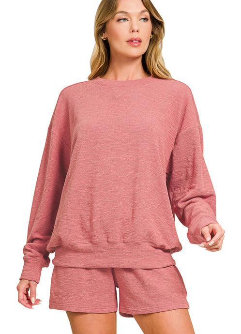 Winter Rose Lounge Set - Zenana