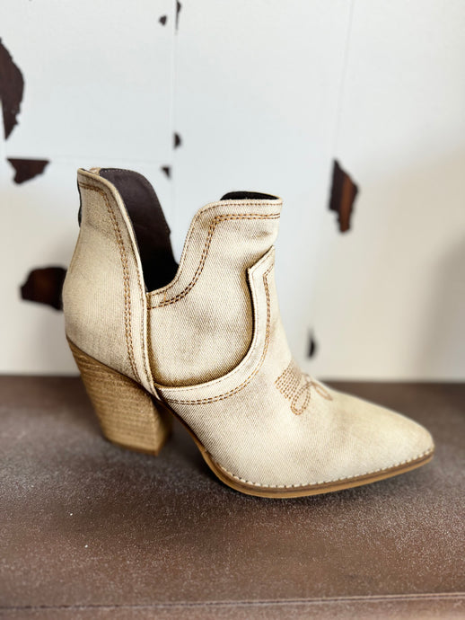 Smoke Show - Washed Beige Denim