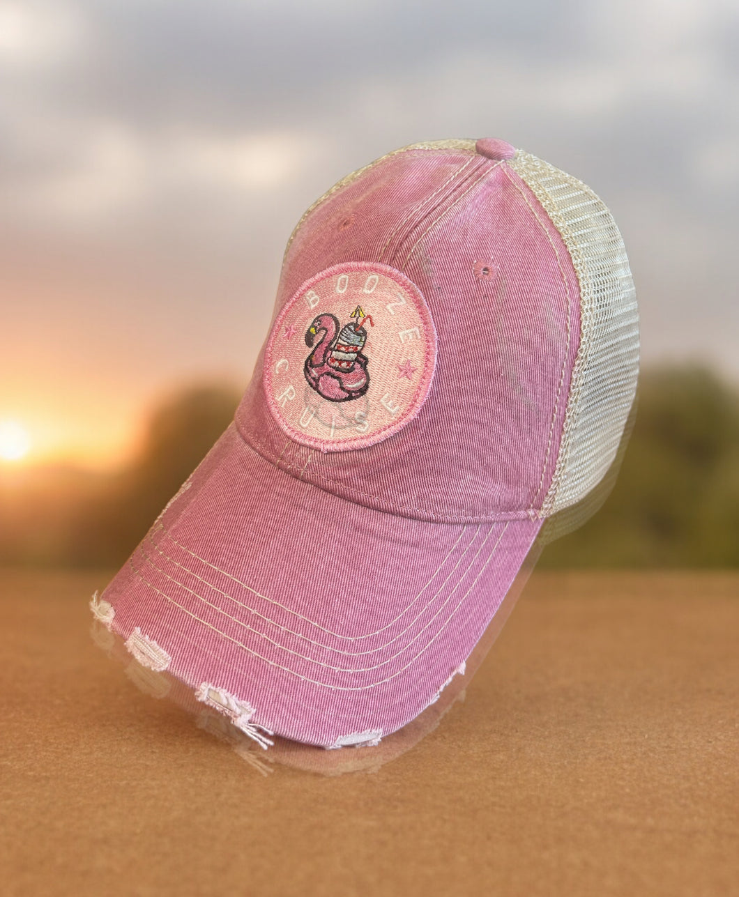Booze Cruise Cap - Embroidery Patch