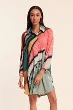 Load image into Gallery viewer, Gabriella Abstract Fall Resort Dress - Modaposa