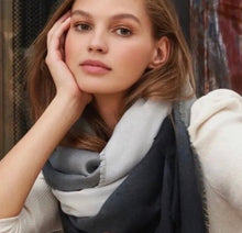 Load image into Gallery viewer, Carly Cushnie Ombre Grey Scarf