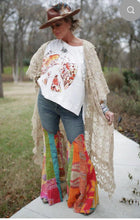 Load image into Gallery viewer, Got you Covered Kantha Flare Jean - Jaded Gypsy