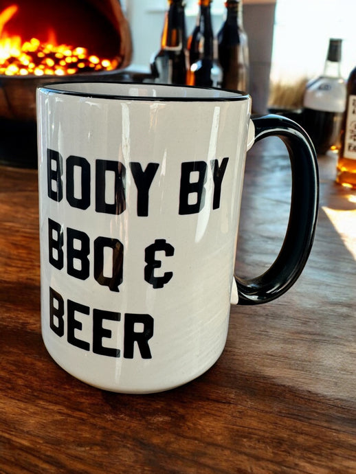 Body By BBQ & Beer - 15 oz Mugsby