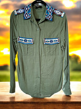 Load image into Gallery viewer, Aztec Dress Shirt