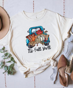 It's Fall Ya'll - Vintage Truck - Graphic Tee