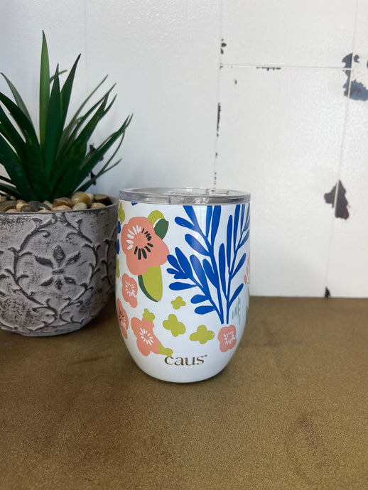 Hope in Bloom Wine Tumbler - Mary Square