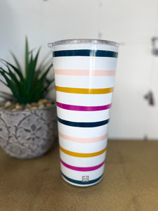 Block Party Tall Stainless Large Tumbler - Mary Square