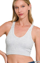 Load image into Gallery viewer, Acid Washed Brami Ribbed -Zenana