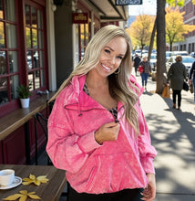 Load image into Gallery viewer, Blush Crush Mineral Wash Hoodie - Zenana