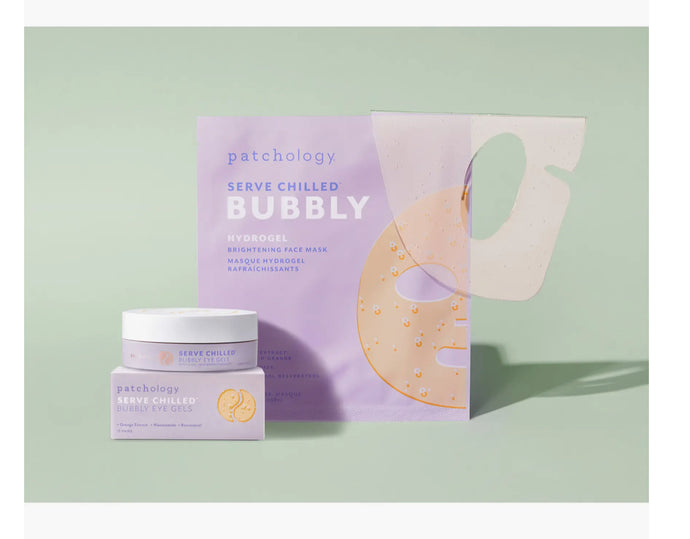 Served Chilled Hydrogel Face Mask- Patchology