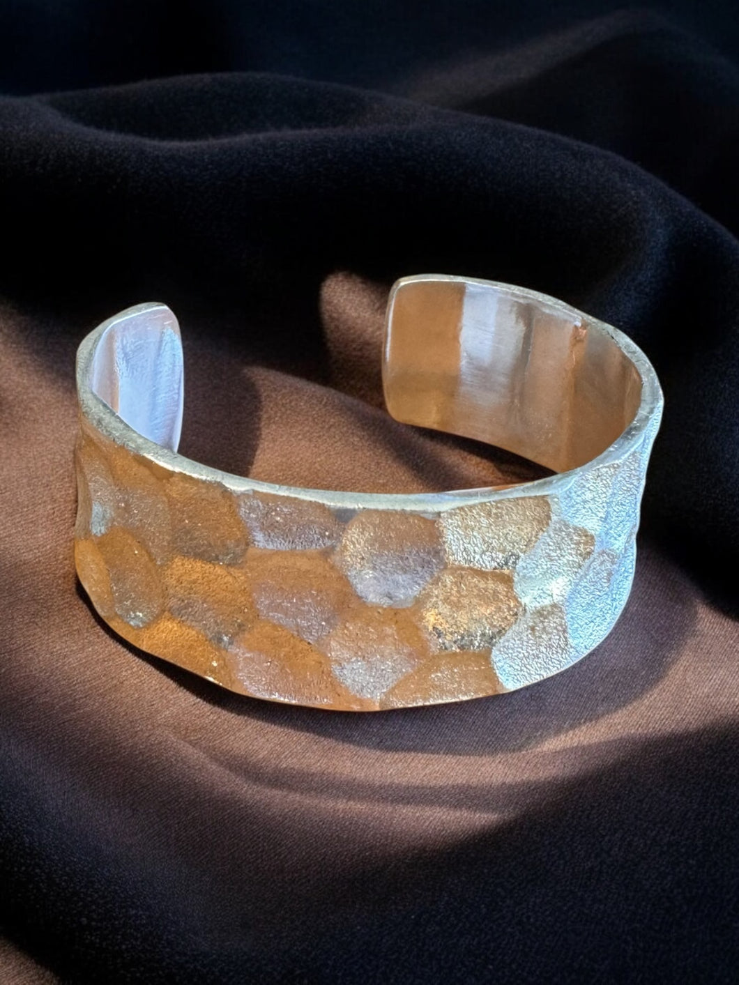 Dune Silver Cuff - Rustic Cuff