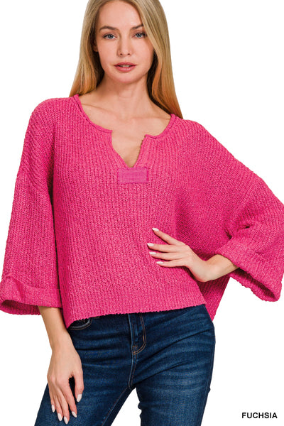 Sassy Hot Pink Sweater