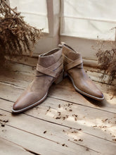 Load image into Gallery viewer, Free People Women’s Back Loop Ankle Buckle Bootie