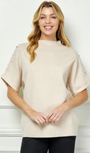 Load image into Gallery viewer, Champagne Shimmer Shoulder Top - See and Be Seen