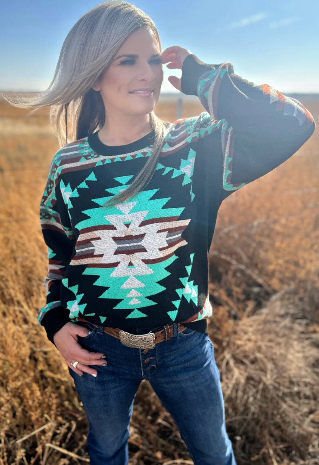 City Nights Knit Sweater - Sterling Kreek