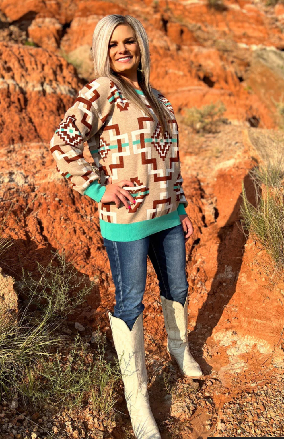 Follow Me Knit Sweater - Sterling Kreek