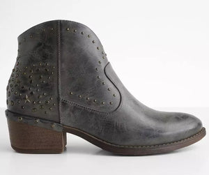 Western Inspired Ankle Bootie - 93 Vintage