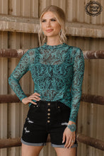 Load image into Gallery viewer, Tooled In Turquoise - Mesh - Sterling Kreek