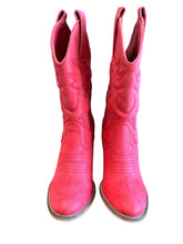 Load image into Gallery viewer, Wagon Wheel Boot Red - Very Volatile