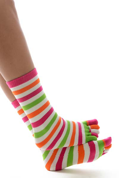 Retro Toe Socks