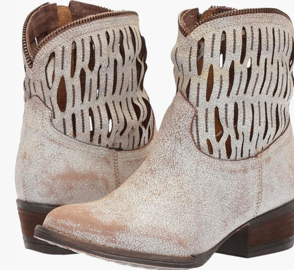 DeSoto Bootie White- Very Volatile