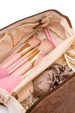 Load image into Gallery viewer, Life In Luxury Large Capacity Cosmetic Bag in Cream
