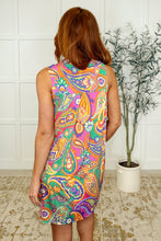 Load image into Gallery viewer, Lizzy Tank Dress in Multi Paisley Mixed Print