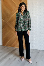 Load image into Gallery viewer, Looking Out Damask Print Blouse