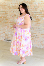 Load image into Gallery viewer, Pastel Petals Floral Midi Dress