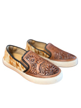 Load image into Gallery viewer, Myra Hand Tooled Sneaker