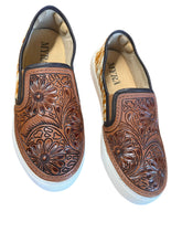 Load image into Gallery viewer, Myra Hand Tooled Sneaker