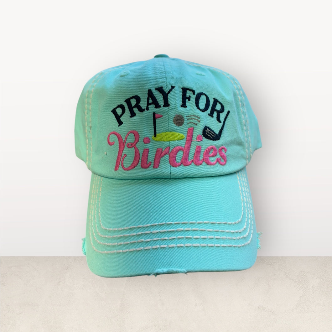 Pray for Birdies Cap - Embroidery