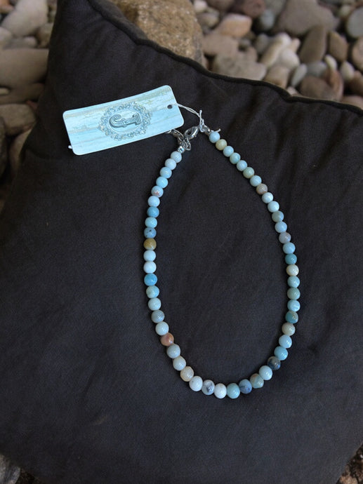 Amazonite Chocker Necklace - Jewelry Junkie