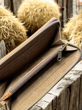 Load image into Gallery viewer, Western Skies Tooled Wallet / Wristlet - Cheekys