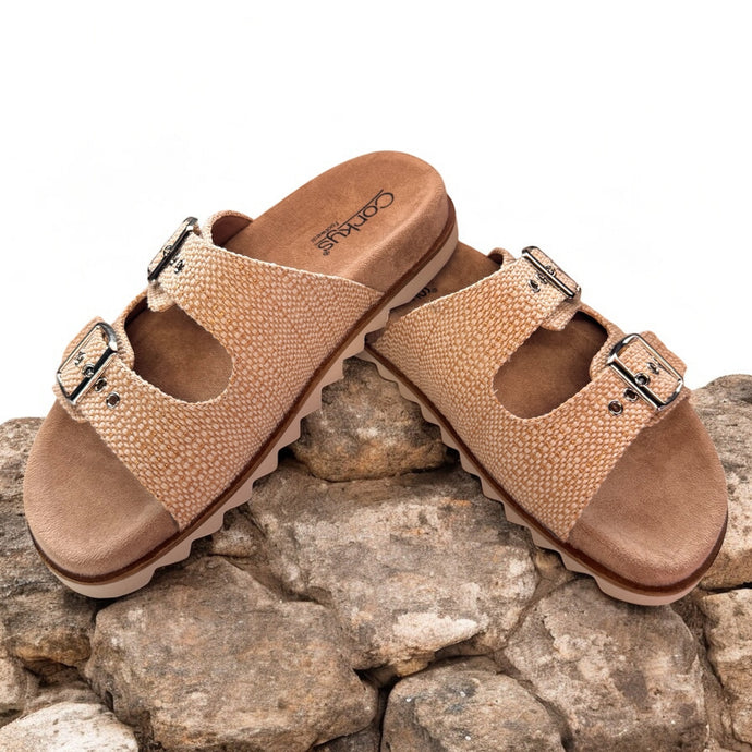 Dash Raffia Sandal - Corky