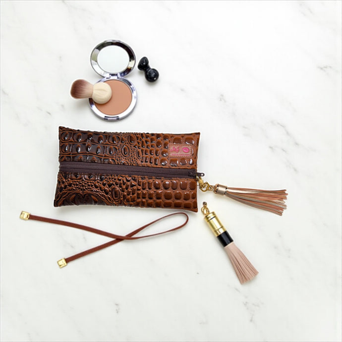 Brown Reptile - Makeup Junkie - Mini