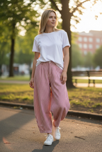 Load image into Gallery viewer, Railroad Stripe Barrel Pant - Easle