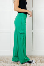 Load image into Gallery viewer, Race to Relax Cargo Pants in Emerald Green
