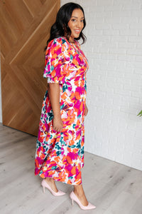 Stroll in the Park Floral Dress - Reversable