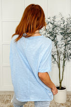 Load image into Gallery viewer, The Layback Relaxed Basic Tee in Light Blue