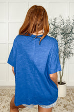 Load image into Gallery viewer, The Layback Relaxed Basic Tee in Royal Blue
