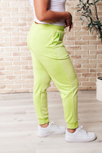 Load image into Gallery viewer, Tommy Two Tone Waffle Joggers Lime
