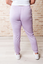 Load image into Gallery viewer, Tommy Two Tone Waffle Joggers Purple