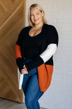 Load image into Gallery viewer, Writer&#39;s Block Color Block Open Front Cardigan