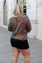 Load image into Gallery viewer, You Found Me Sequin Top in Navy - GEEGEE