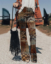 Load image into Gallery viewer, Tourtiwi - Women&#39;s 3D Printed Wide Leg Casual Trousers Flared Pants: 5 / L