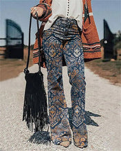 Load image into Gallery viewer, Tourtiwi - Women&#39;s 3D Printed Wide Leg Casual Trousers Flared Pants: 5 / L